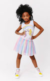 Lola + The Boys Unicorn Dreamland Crystal Dress