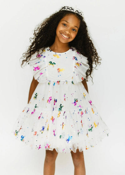 Lola + The Boys Unicorn Fairy Dress