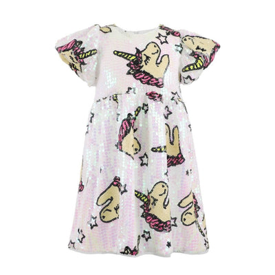 Lola + The Boys 2 Unicorn Lovers Sequin Dress