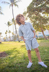 lola-spring Velour Boys Beach Set