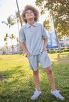 lola-spring Velour Boys Beach Set