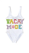 Lola + The Boys Women's Crystal VACAY MODE Swimsuit