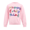 Lola + The Boys Pink / Small Women's Happy Everything Tinsel Sweater