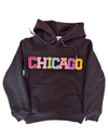 Lola + The Boys Women's Rainbow Gem Chicago Hoodie