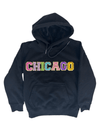 Lola + The Boys Women's Rainbow Gem Chicago Hoodie