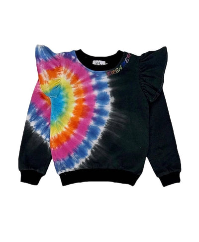 Lola + The Boys Women’s Rainbow Tie Dye Ruffle Set