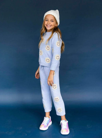 Lola + The Boys Women's Smiley Fuzzy Set