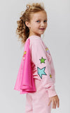 Lola + The Boys Wonder Woman Pink Set with Cap