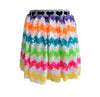 Lola + The Boys Zig Zag Rainbow Sequin Skirt