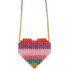 Lola & The Boys Accessories Beaded Heart Purse