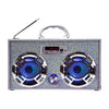 Wireless express Accessories Iridescent Bling LED BoomBox Speakers