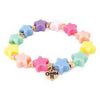 Charm It! Accessories Gold Pastel Star Stretch Bracelet Charm It! Charms