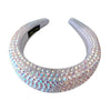 Lola + The Boys Accessories Iridescent White Crystal Encrusted Headband