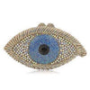 Lola + The Boys Accessories Crystal Evil eye clutch