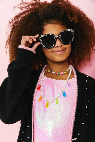 Lola + The Boys Accessories Crystal Star Sunglasses