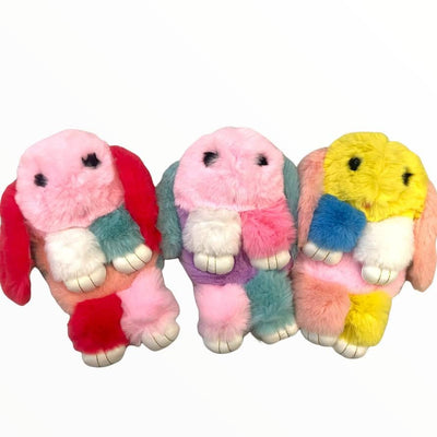 Lola + The Boys Accessories Floppy Furry Bunny Purses