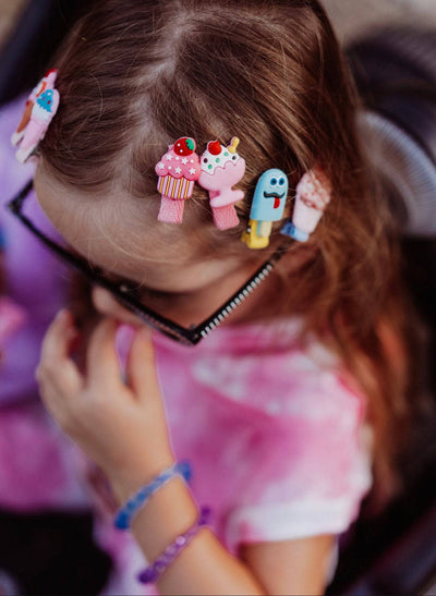 Lola + The Boys Accessories Ice Cream Hair Clips