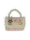 Lola + The Boys Accessories Love Diamond Tweed Bunny Purse