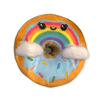 Lola + The Boys Accessories Rainbow donut Mini Donut Scented Plush Squishy