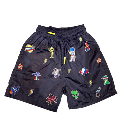 Lola + The Boys Alien patch swim trunks