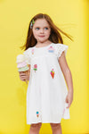 Lola + The Boys All About Beaded Ice Cream Ruffle Dress