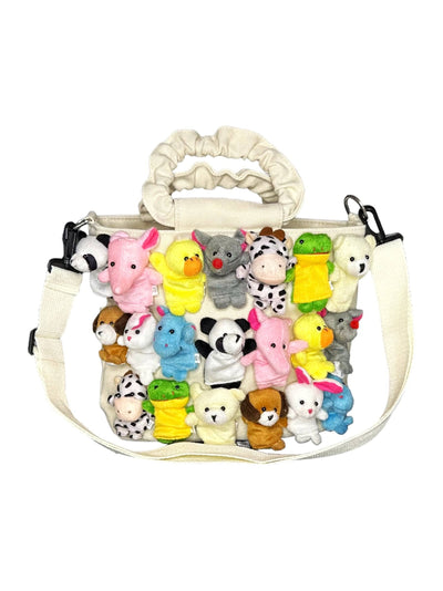 Lola + The Boys Animal Plushie Crossbody Purse