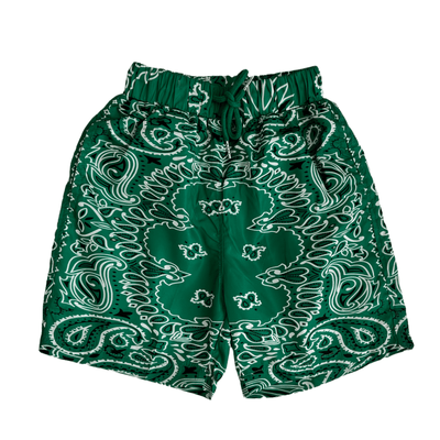 Lola + The Boys Bandana print swim short