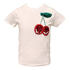 Lola + The Boys Bead Gem Cherry T-shirt