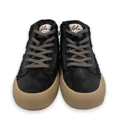 Lola + The Boys Blackout HighTop Sherpa Sneaker