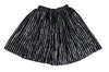 Lola + The Boys Candy Cane Sequin Striped Skirt