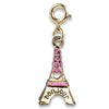 Lola + The Boys Gold Eiffel Tower Charm Charm It! Charms!