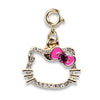 Lola + The Boys Gold Hello Kitty Silhouette Charm Charm It! Charms!