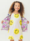 Lola + The Boys Coats & Jackets Shooting Stars Reversible Satin Bomber