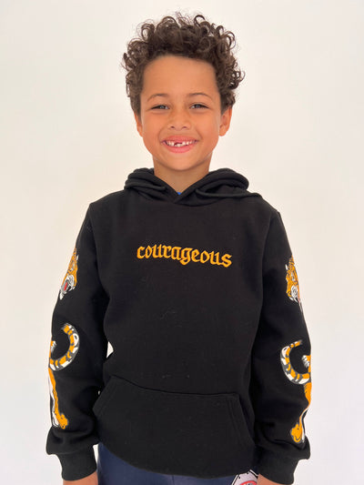 Lola + The Boys Courageous Tiger Hoodie