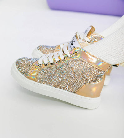 Lola + The Boys Crystal Hologram Hightops