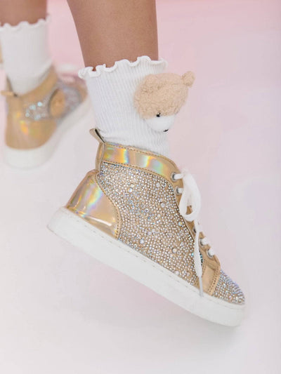 Lola + The Boys Crystal Hologram Hightops