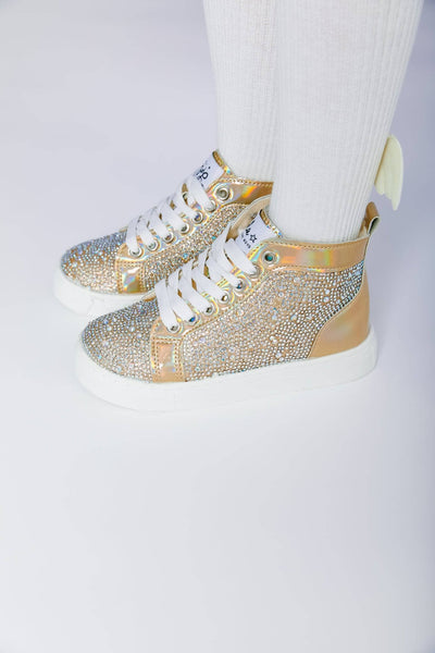 Lola + The Boys Crystal Hologram Hightops