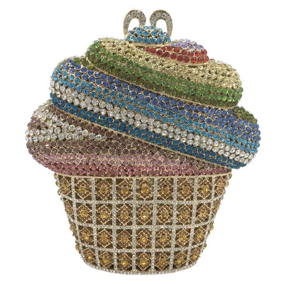 Lola + The Boys Cupcake Crystal Purses