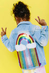 Lola + The Boys Crystal Rain Denim Jacket