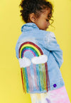 Lola + The Boys Crystal Rain Denim Jacket