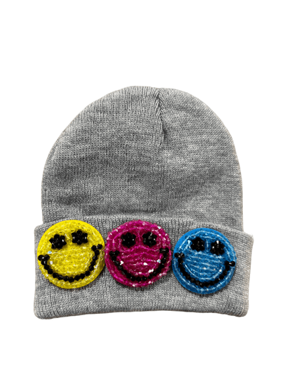 Lola + The Boys Crystal Rainbow Beanie