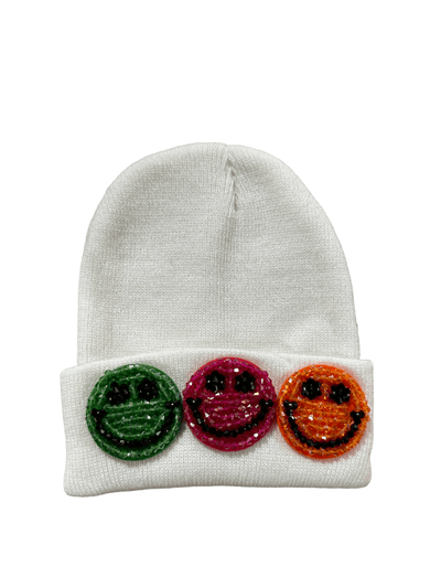 Lola + The Boys Crystal Rainbow Beanie