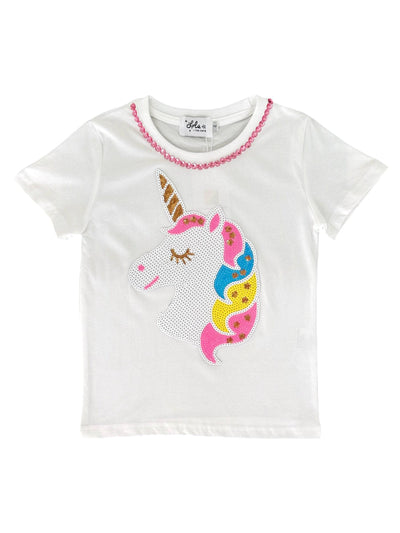 Lola + The Boys Crystal Unicorn T-shirt