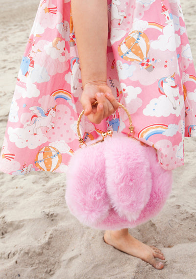 Lola + The Boys Cutie Bunny Plush Purse