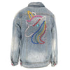 Lola + The Boys denim Light Bright Unicorn Denim Jacket