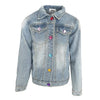 Lola + The Boys denim Light Bright Unicorn Denim Jacket