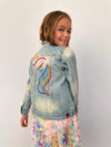 Lola + The Boys denim Light Bright Unicorn Denim Jacket