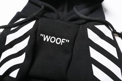 Lola + The Boys Doggie “Woof “ Doggie Hoodie