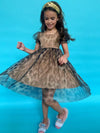 Lola + The Boys Dress Cheetah Tulle Dress