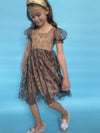 Lola + The Boys Dress Cheetah Tulle Dress